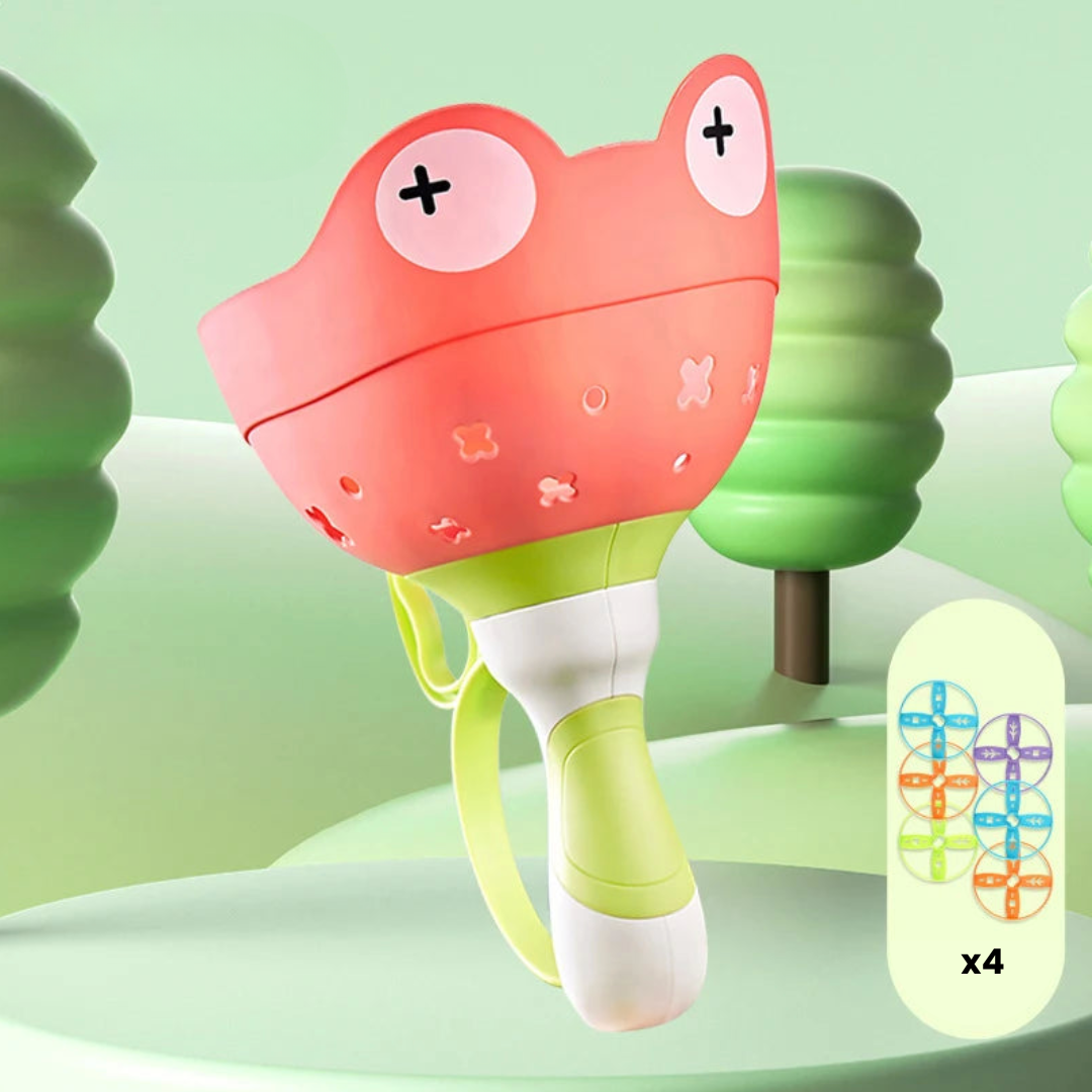 Flying Disc Set™ - Lanceren en Lachen - Frisbee-katapult