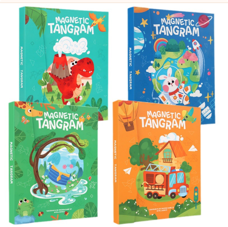 Woods™ - Stimuleer Logisch denken - Houten Tangram Puzzel