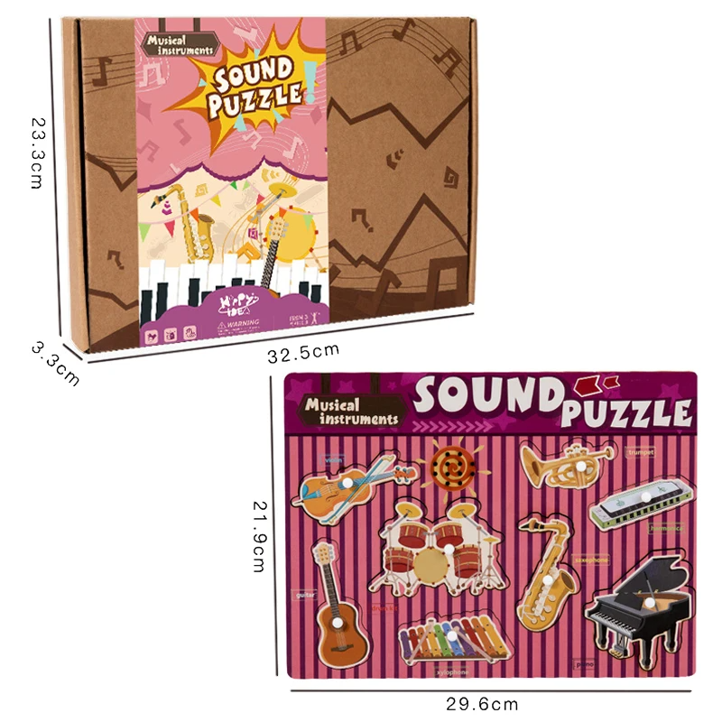 Sound Matching Game™ – Hoor & Ontdek – Educatieve puzzel