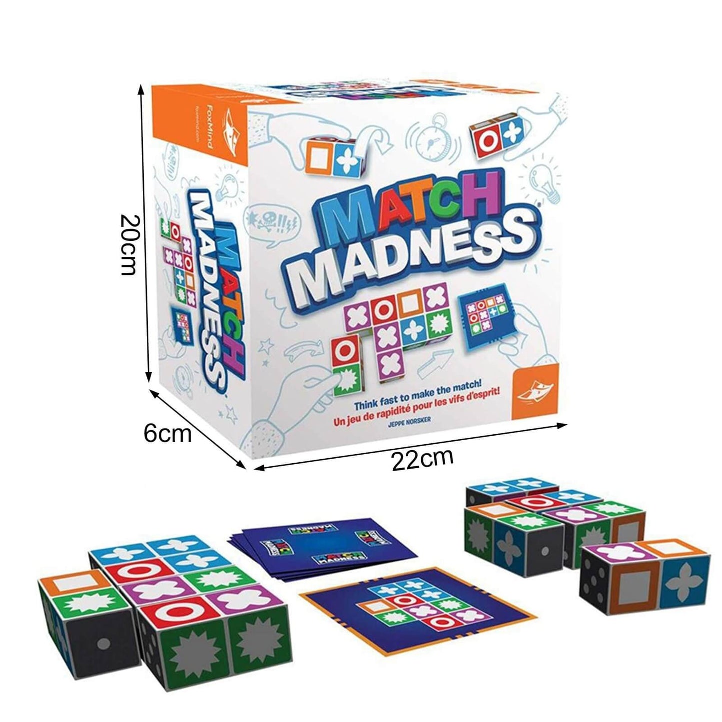 Match Madness™ | Stimuleert het denkvermogen - Combinatiepuzzel