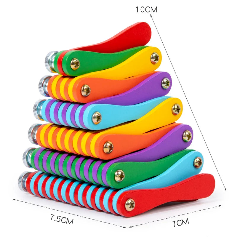 Folding Brain Toy™ – Denk & Speel – Houten Vouwpuzzel