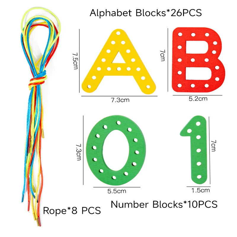 Cognitive Thread Toy™ – Slimme Lijntjes – Peuter Ontwikkelingsspel