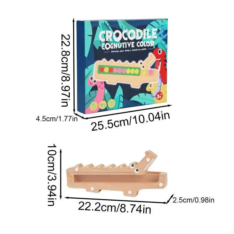 Crocodile Color Game™ - Krokodil Kleurenfeest - Kleurenspel