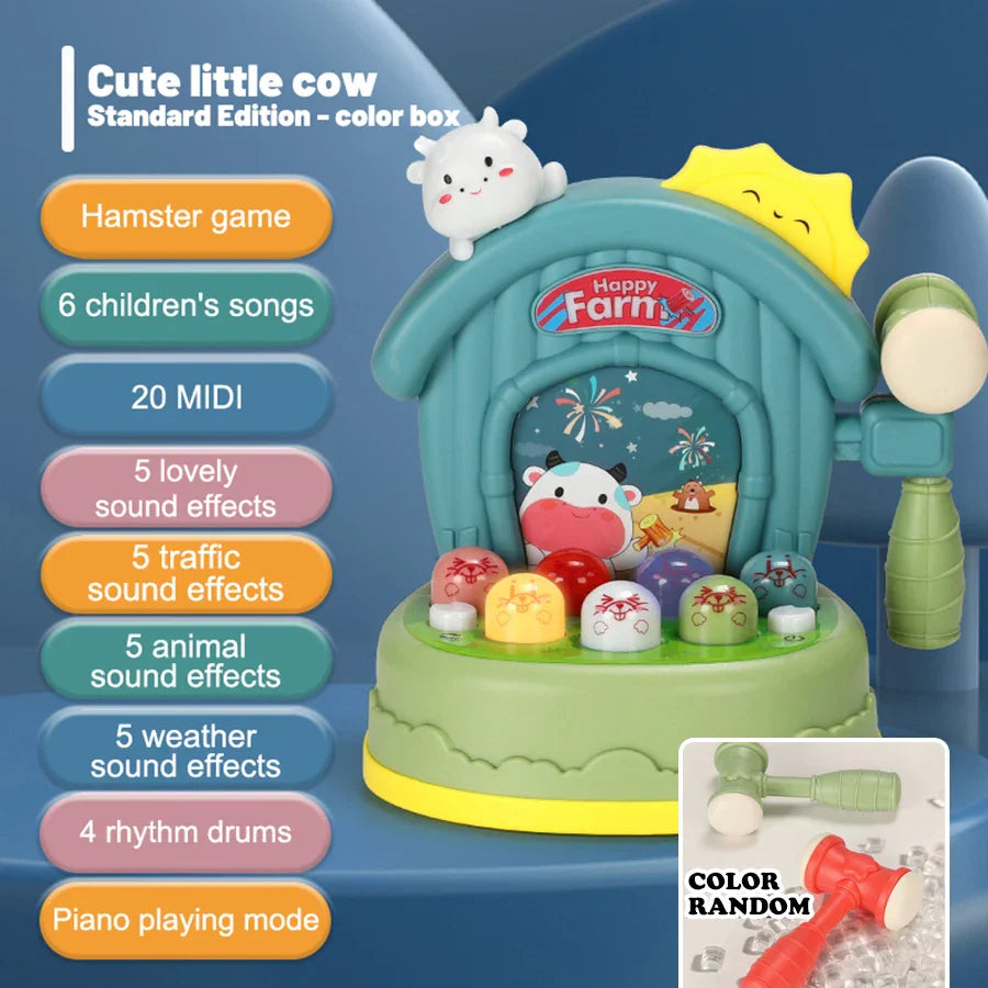 Whack-A-Mole™ - Muzikale Mollenjacht - Boerderij Mollenspel