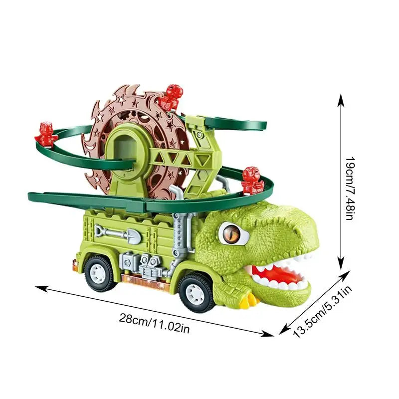Dino Slide Truck™ - klimmen en racen met dino's! - Dinosaurus-vrachtwagen