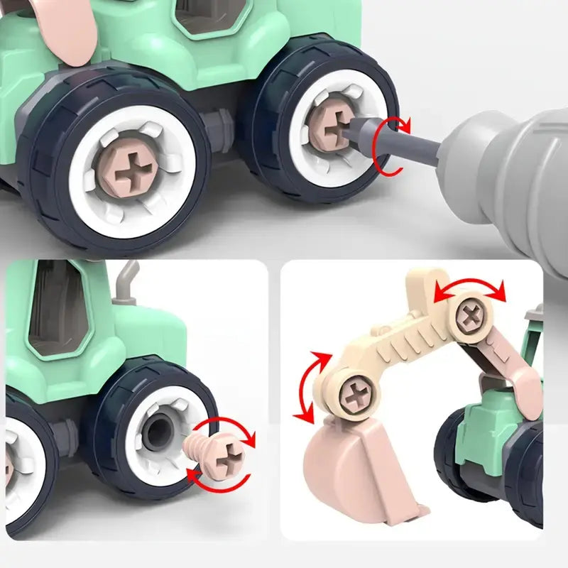 Bouw-Masters Mini Engineering Voertuigenset 