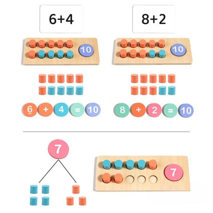 Woods™ - Maak Rekenen eenvoudig - Reken Speelset voor Kinderen 