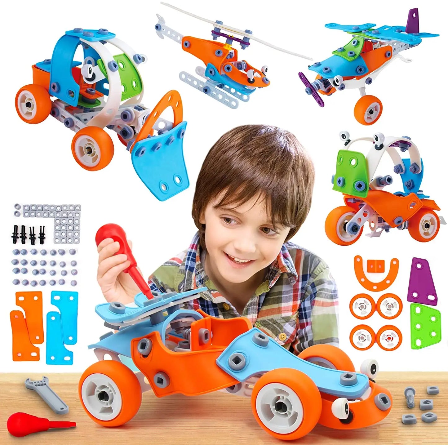 Bouw Genius Playset™ - Constructie Capriolen - STEM-Speelgoed 