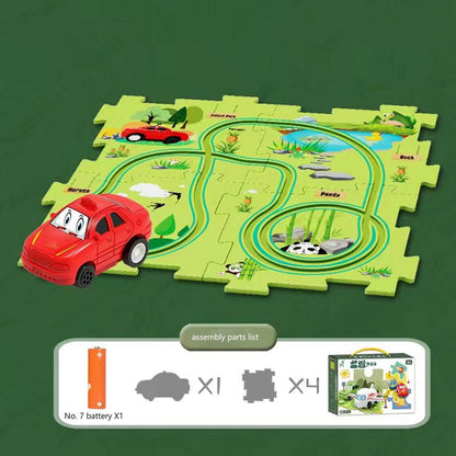 Car Track™ - Bouw, speel en ontdek - Speelgoedautoset