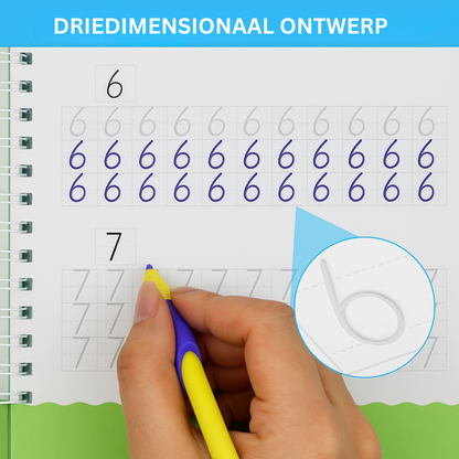 Kalligrafieboek™ | De eerste kennismaking met schrijven - Schrijfboek