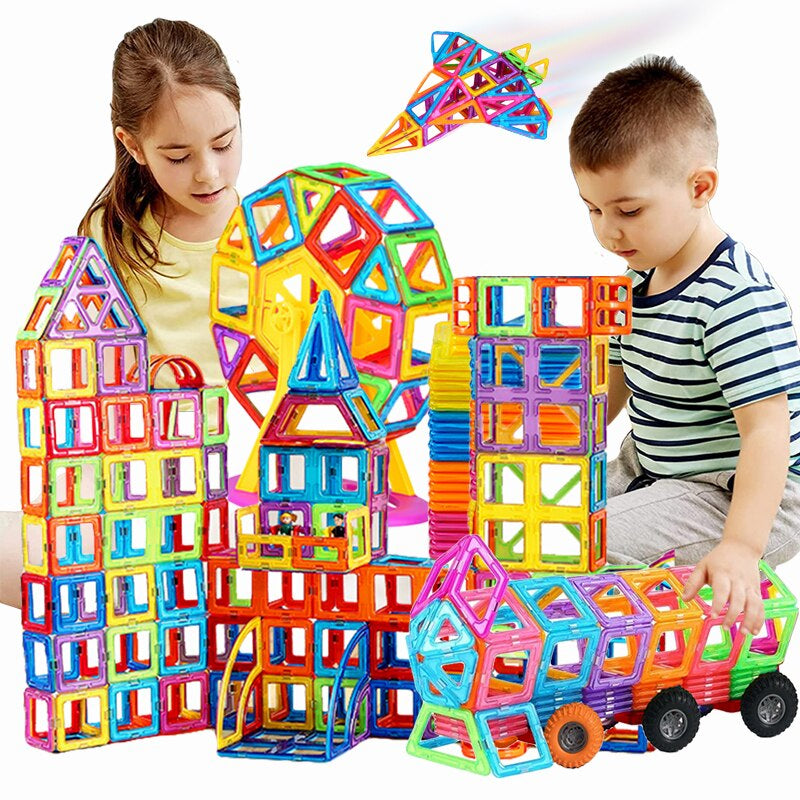 Magnet Building Blocks™ - Ontplooi de eigen creativiteit - magnetische tegels