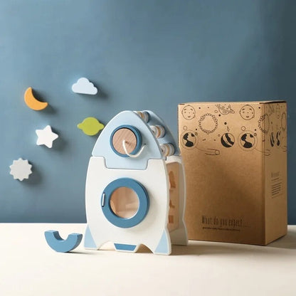 Woods™ - Sterrenstof avonturen - Raketblokkenset