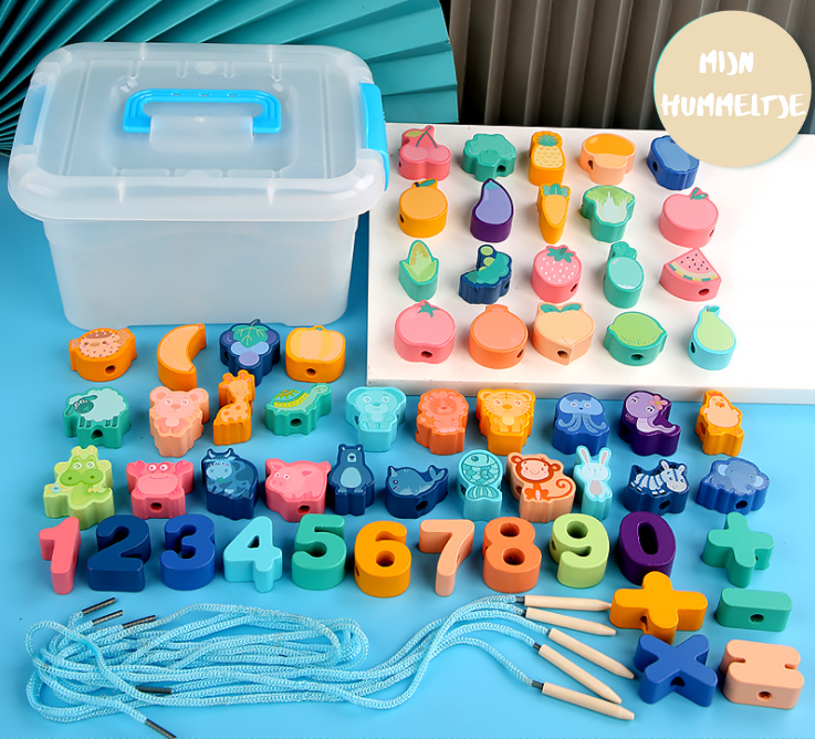 Woods™ - Verbeter de handvaardigheid - Educatieve rijg kralen