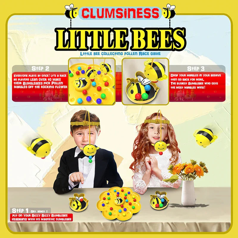 Buzzy Bee Magnetgame™ - Gegarandeerd een Lachexplosie - Onhandigheidsbordspel 
