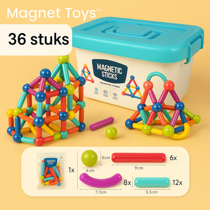 Magnet Toys™ - Ontwikkel de creativiteit - Magnetische sticks