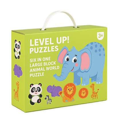 Woods™ - Fijne Motoriek &amp; Creatief - 6-in-1 Puzzel 