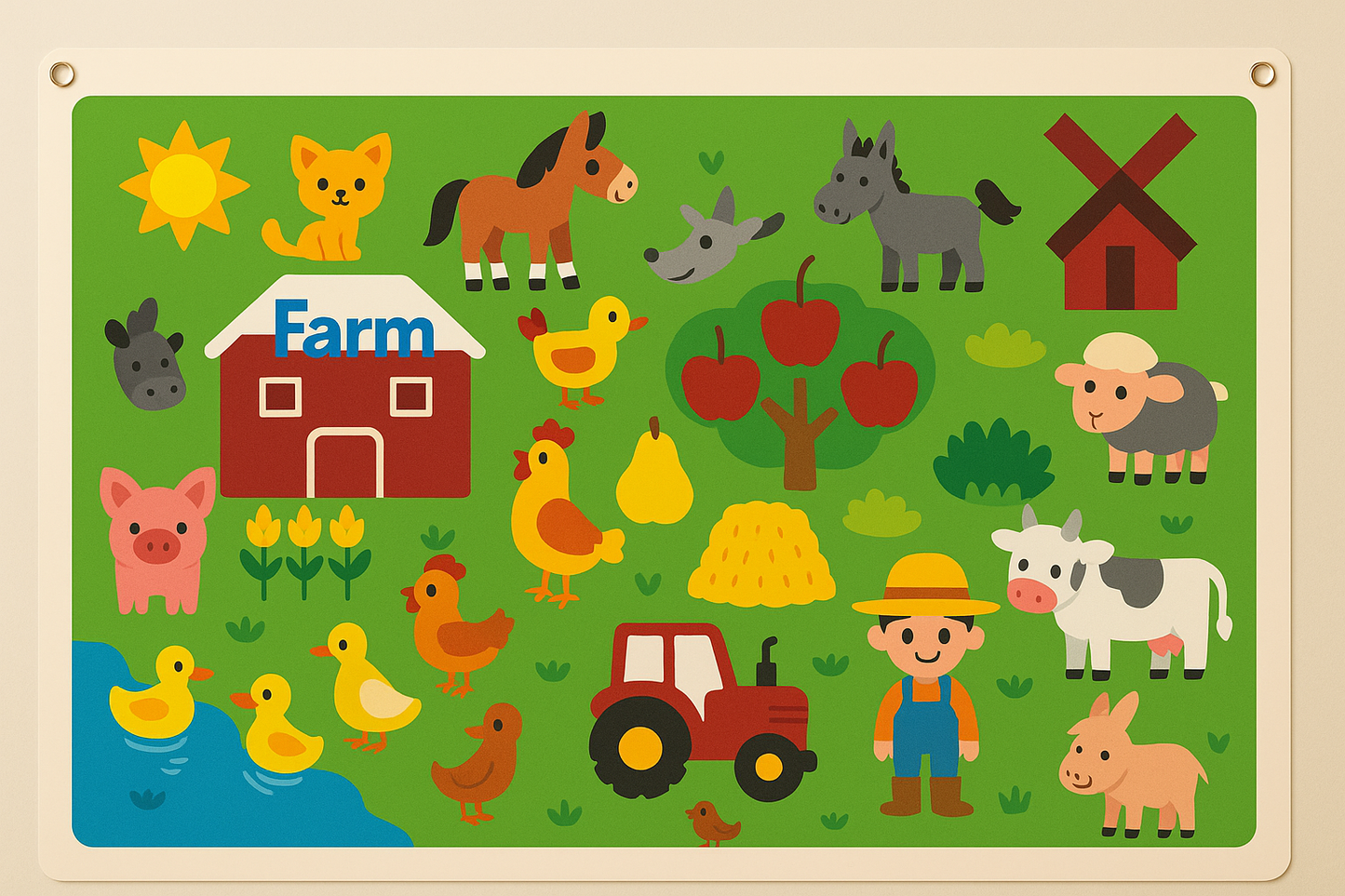 FeltBoard™ - Eindeloos ontdek- en speelplezier! -Viltbord