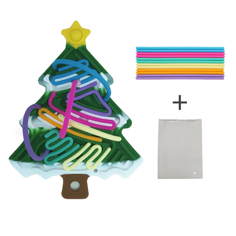 Xmas Tree Fidget Toy™ - Compact, Kerstig &amp; Leuk - Siliconen Fidget Kerstboom 