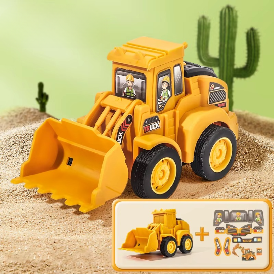 Construction Toy™ - Kleine ingenieurs in actie - Speelgoed Graafmachine