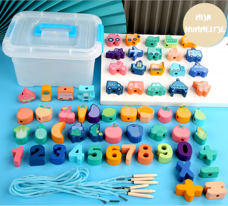 Woods™ - Verbeter de handvaardigheid - Educatieve rijg kralen