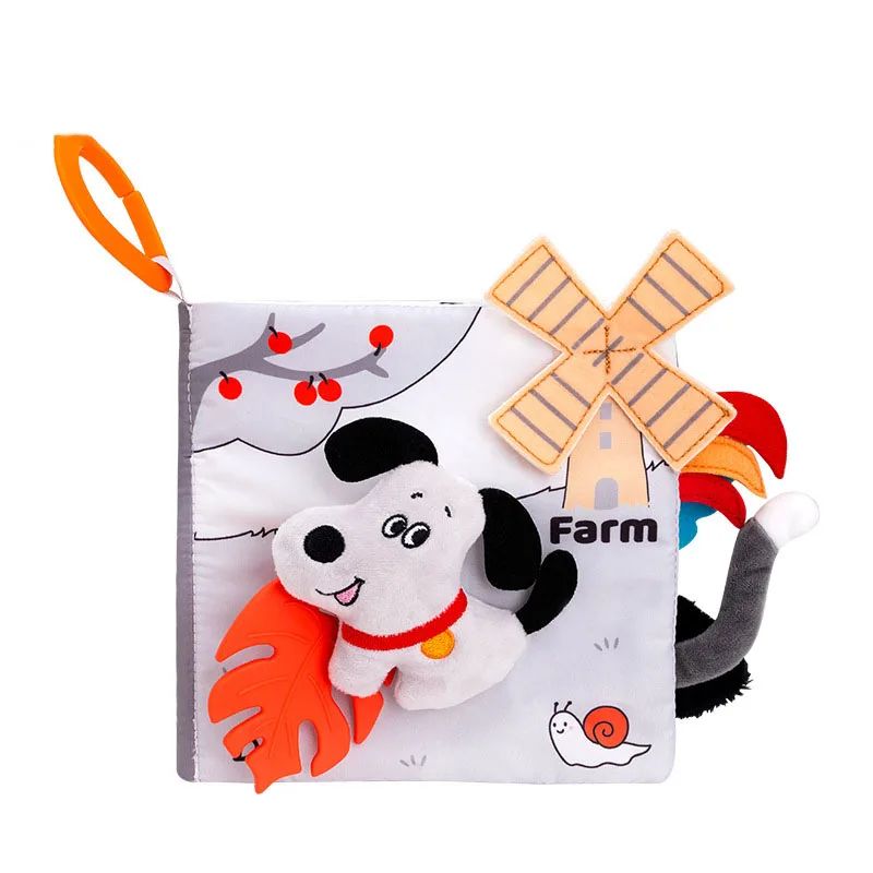 Zacht Zintuiglijk Boekje – Voelen &amp; Ontdekken – Babyboekje 