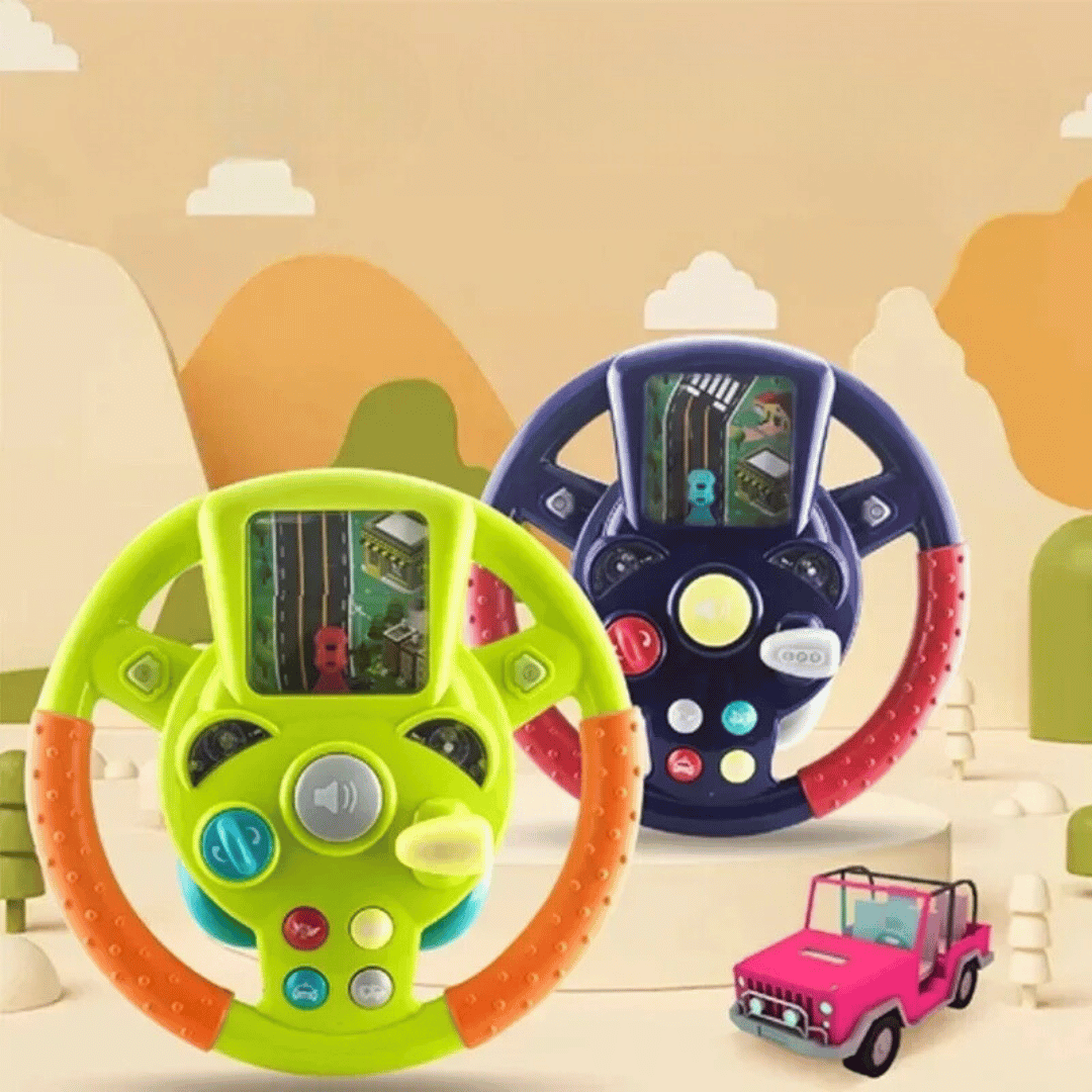 Toy Steering Wheel™ - Mini-Stuurtjes, Maxi-Plezier - Speelgoed Stuurwiel 