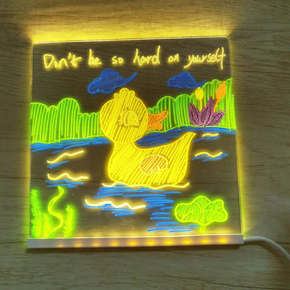 Drawing Light™ - Verlichte Fantasieën - Tekenbord