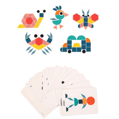 Bos™ | Ontwikkel de creativiteit - Geometrische Vormenpuzzel