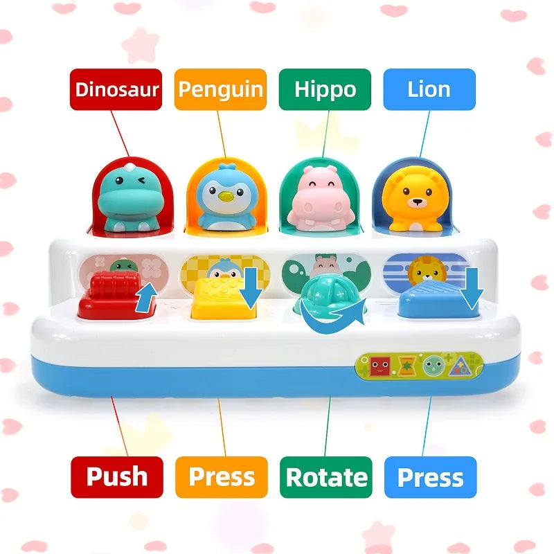 Baby Button Toy™ - Ploppend plezier - Babyspeelgoed