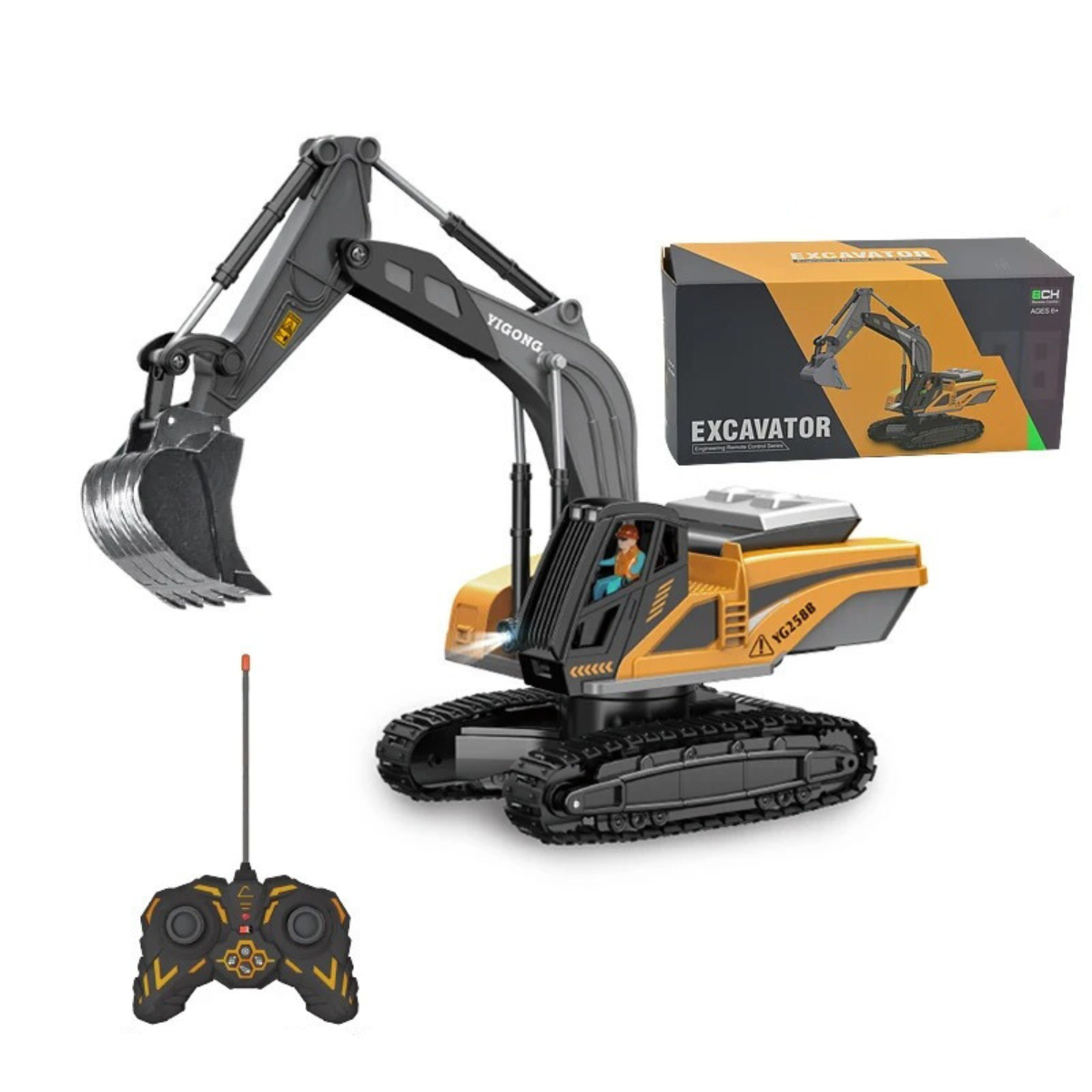 MegaMover™ - Perfect voor kinderen en jonge bouwers - RC Bouwvoertuig 