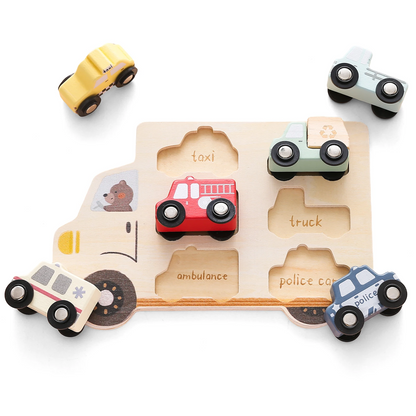 Woods™ – Puzzel Avontuur – Houten Auto Puzzel 