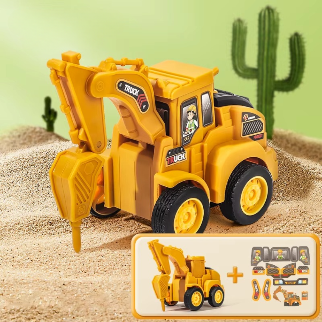 Construction Toy™ - Kleine ingenieurs in actie - Speelgoed Graafmachine
