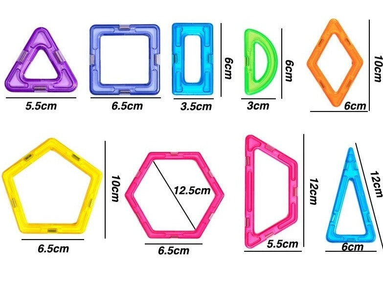 Magnet Building Blocks™ - Ontplooi de eigen creativiteit - magnetische tegels