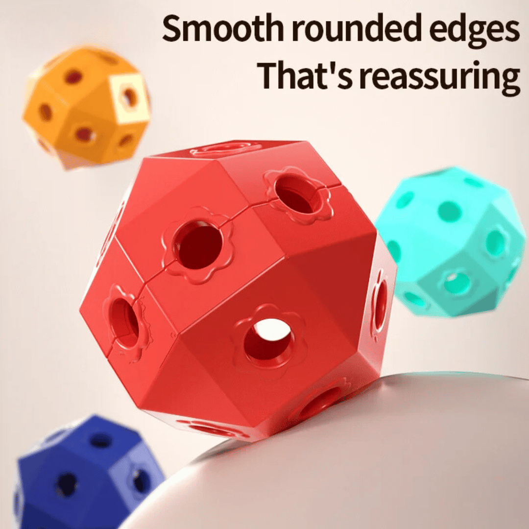 Connect Beads™ - Flexibele PVC kralen - 3D Geometrische bouwblokken 