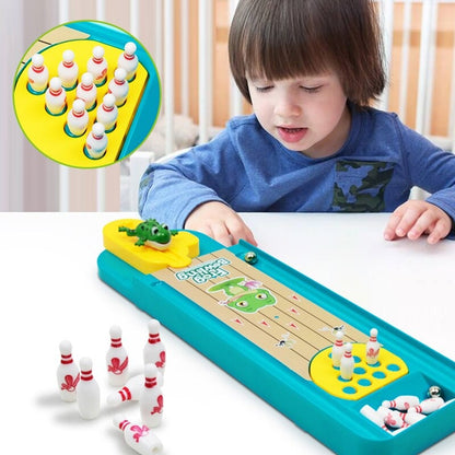 Frog Bowling™ - Bevordert de motoriek - Mini Kikker Bowlingbaan