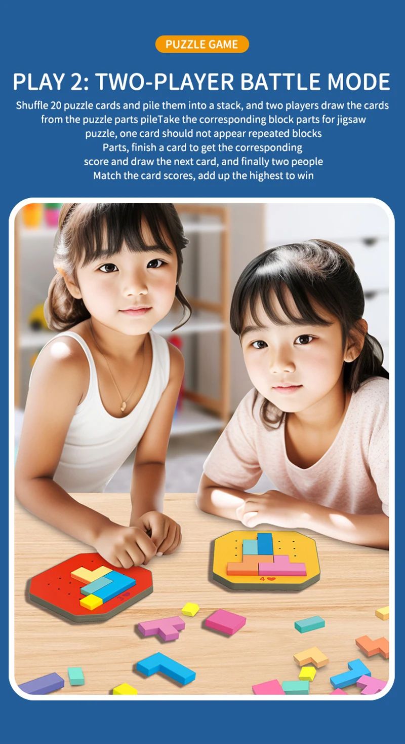 Logic Blocks™ – Kleur &amp; Creativiteit – Geometrische Puzzel 