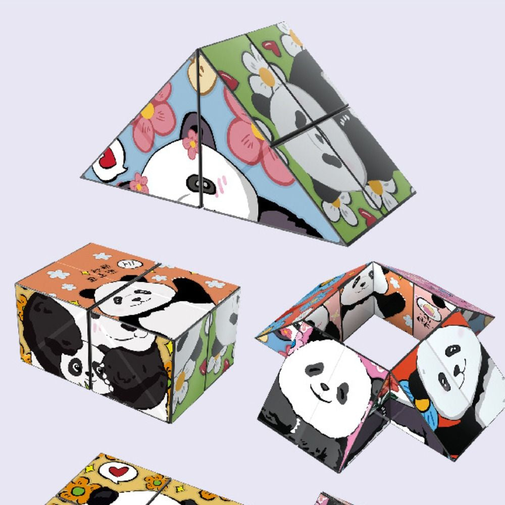 Panda Puzzle™ - educatief vermaak - Puzzelkubus