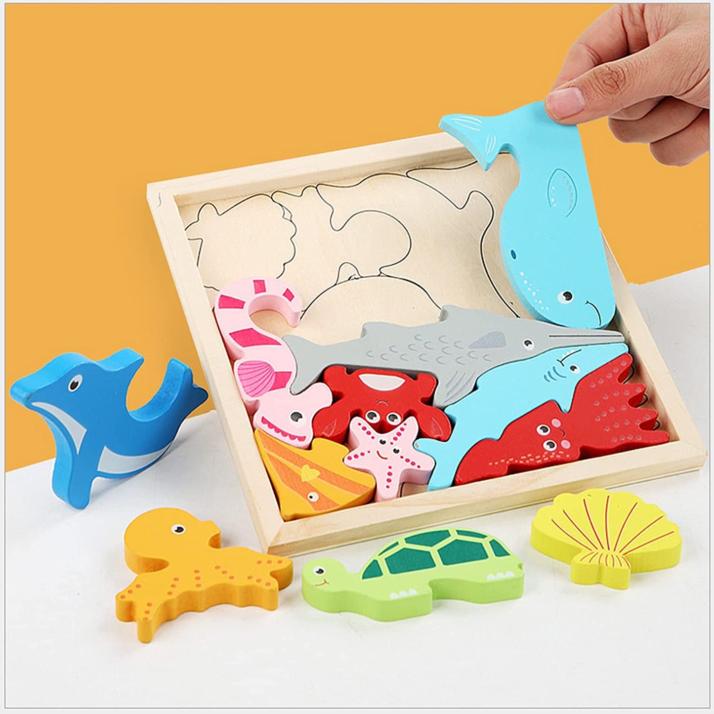 Woods™ - Wie verleden de vormen in de lijst? - Vormenpuzzel (2+1 GRATIS) 