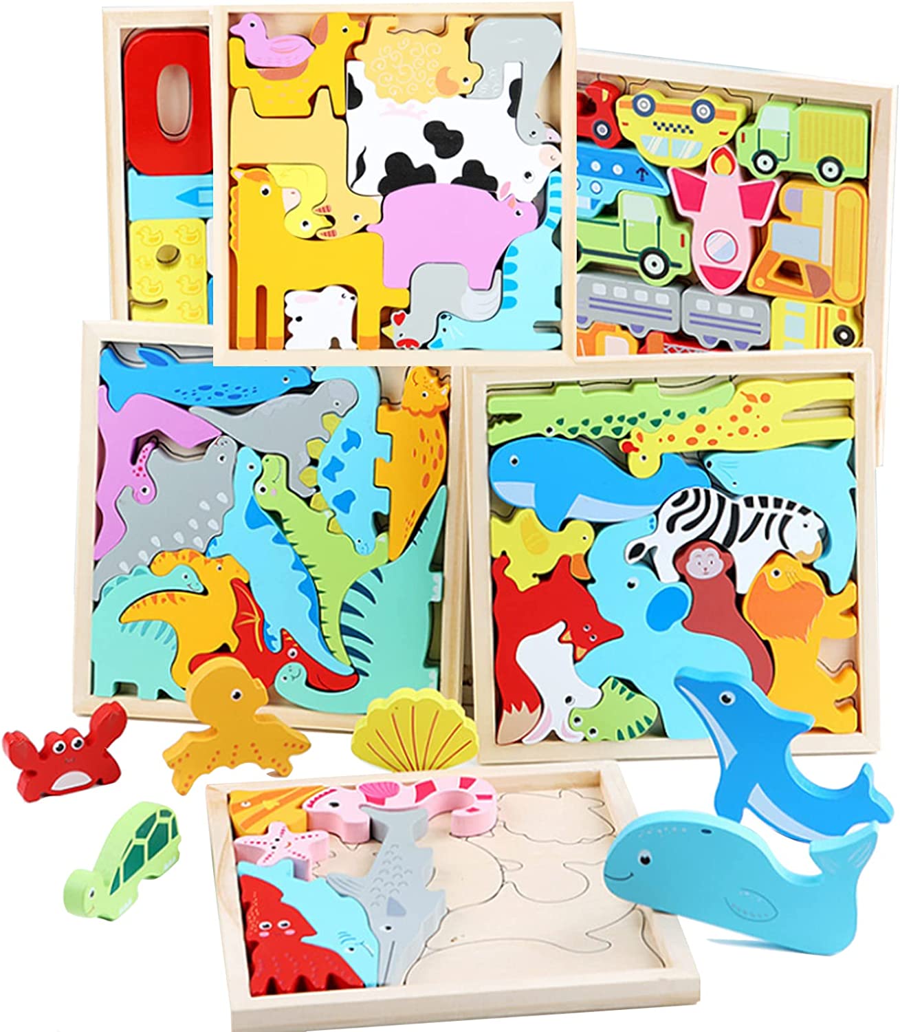 Woods™ - Wie verleden de vormen in de lijst? - Vormenpuzzel (2+1 GRATIS) 