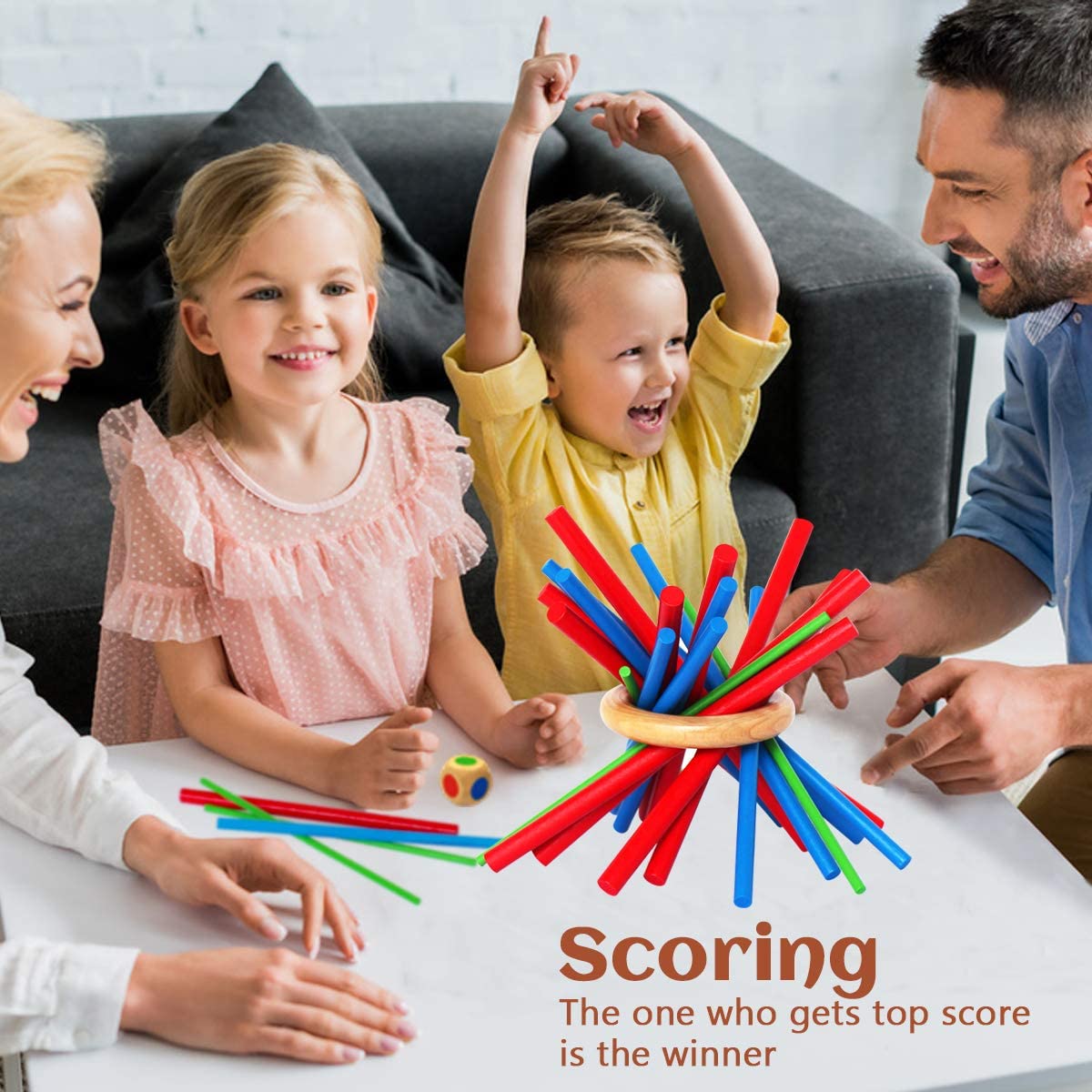 Woods™ - Houd de balans in het spel! - Mikado-spel