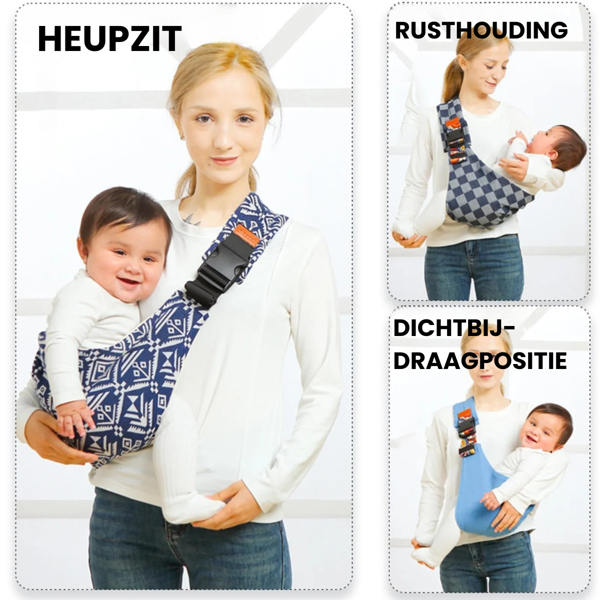 Baby Carry Sling™ - Verstelbare draagzak - Heupdrager 