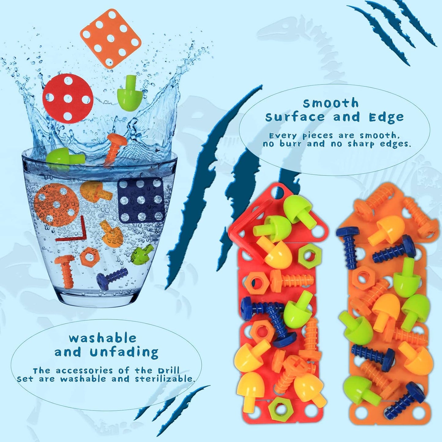 Little Dino Toolbox™ - Boren &amp; Ontwerpen - Dino Bouwspeelgoed 