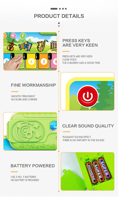 Piano Mat™ - Dansend op Noten - Muziekspeelgoed 