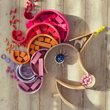 Woods™ - Houten Wonderen - Regenboog bouwblokken 