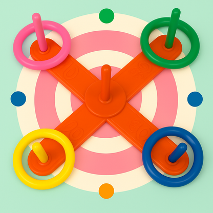 Hoop Ring Toss™ – Gooi &amp; Scoor – Ringen Gooien Buitenspeelset 