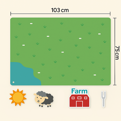FeltBoard™ - Eindeloos ontdek- en speelplezier! -Viltbord