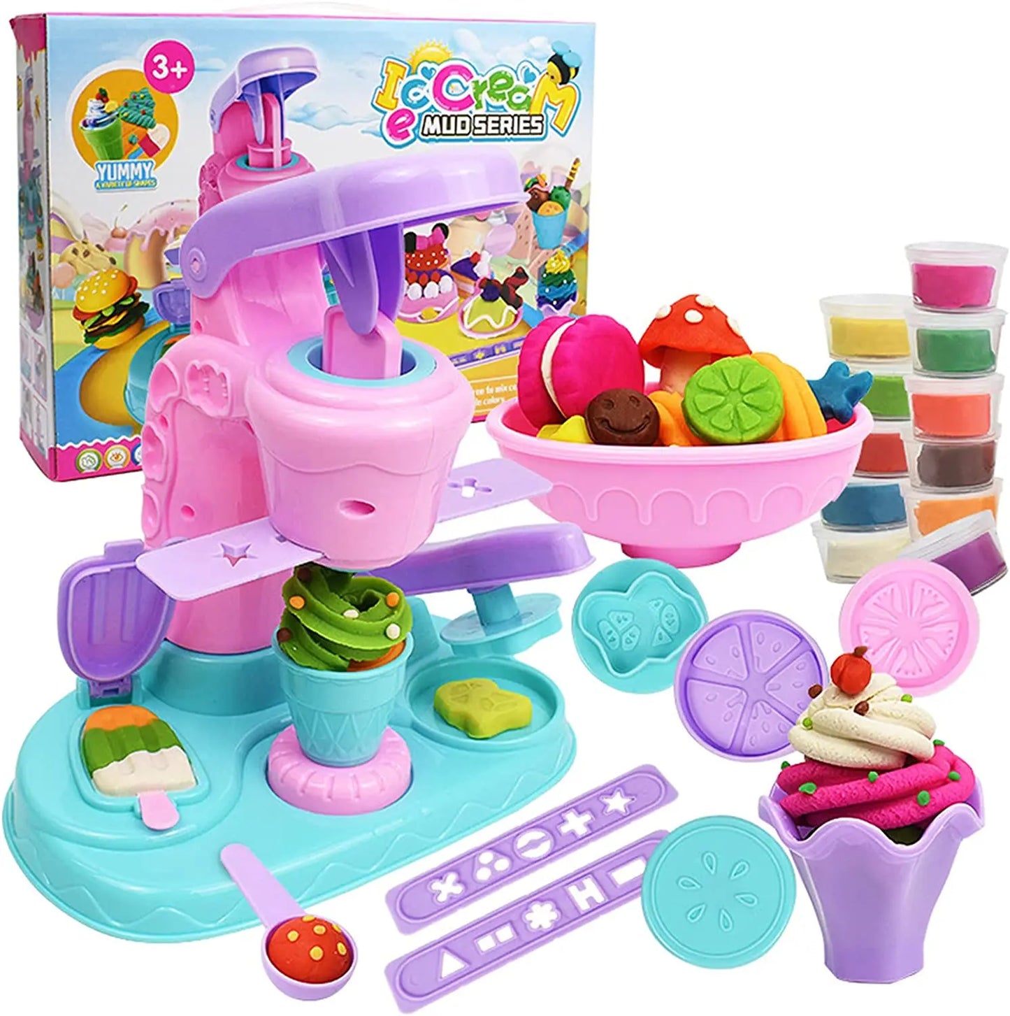 Ice Cream Clay Set™ - Koele Creaties - Klei ijsmachine 