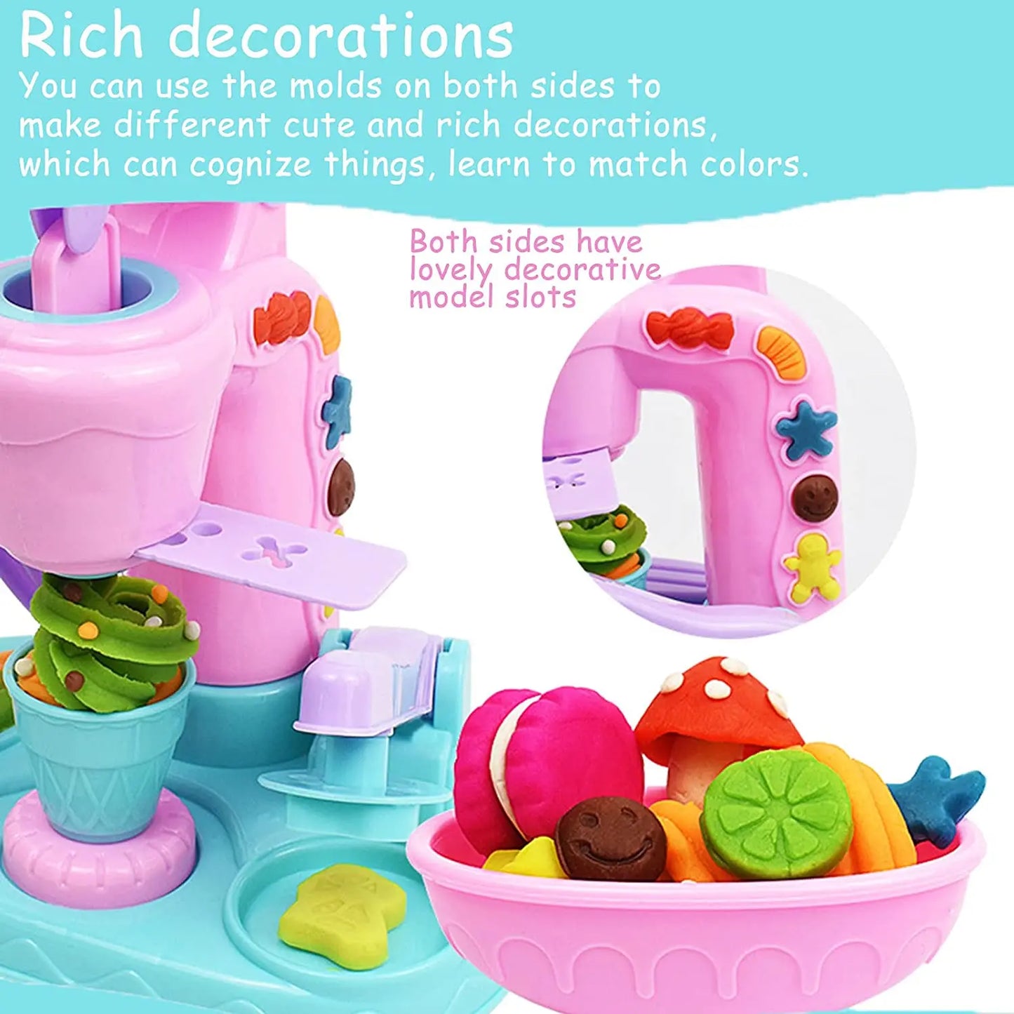 Ice Cream Clay Set™ - Koele Creaties - Klei ijsmachine 