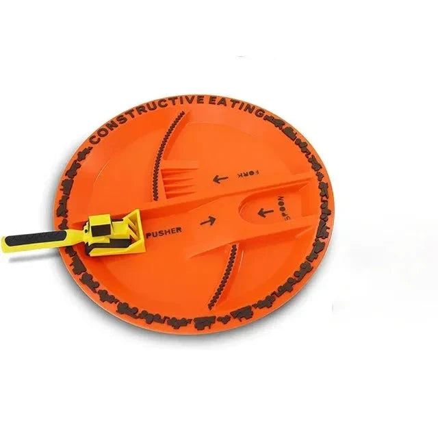 Construction Dinner Set™ - Nooit meer een strijd aan tafel - Creatieve Bestekset 