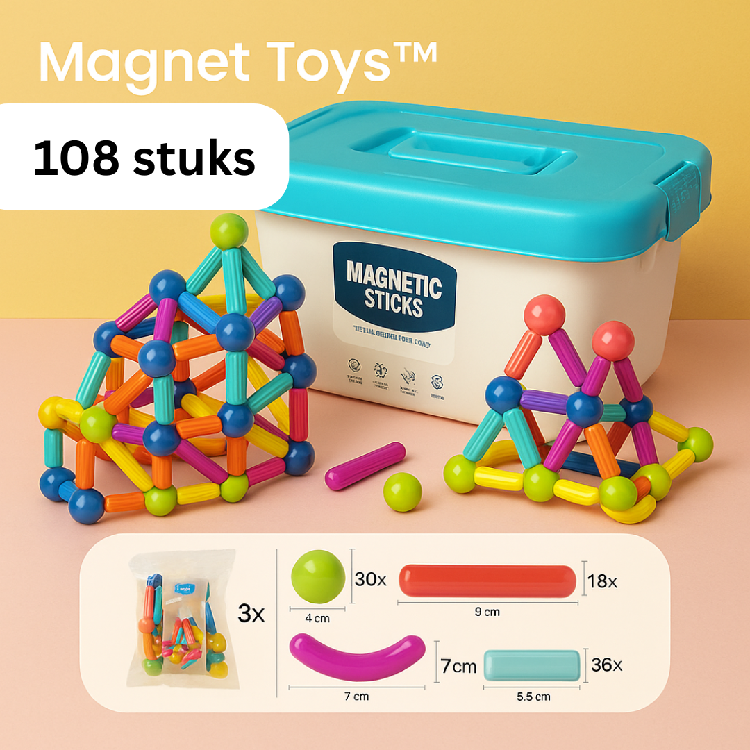 Magnet Toys™ - Ontwikkel de creativiteit - Magnetische sticks